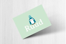 Pinguin met uiltje groen